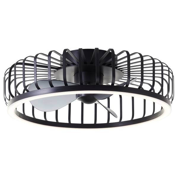 Plafonnier Capo Métal et plastique - 1 flamme - Noir