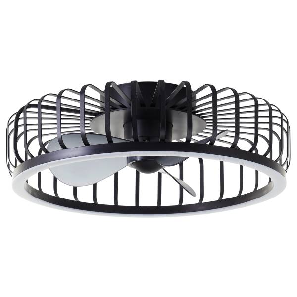 Plafonnier Capo Métal et plastique - 1 flamme - Noir