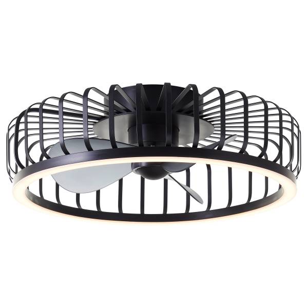 Plafonnier Capo Métal et plastique - 1 flamme - Noir