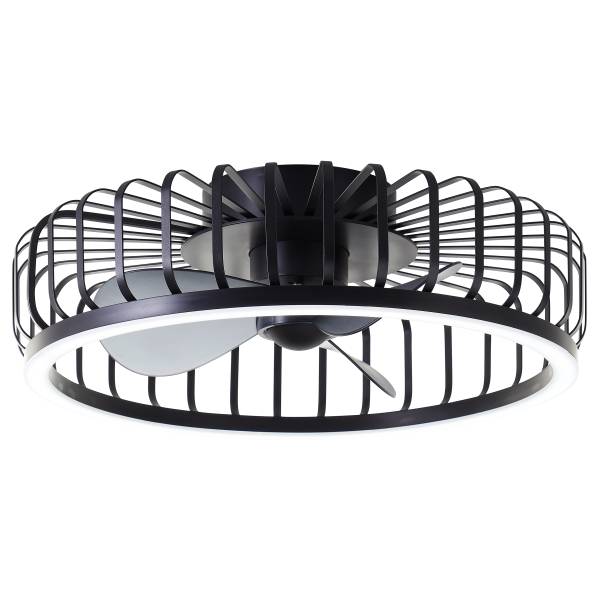 Plafonnier Capo Métal et plastique - 1 flamme - Noir