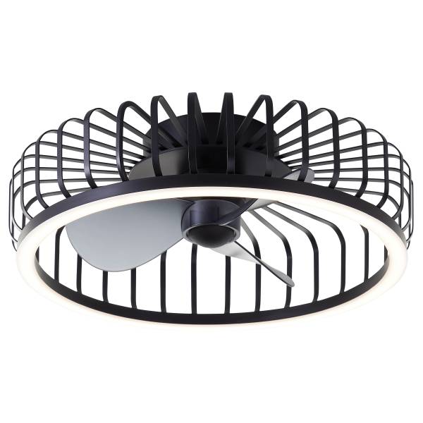 Plafonnier Capo Métal et plastique - 1 flamme - Noir