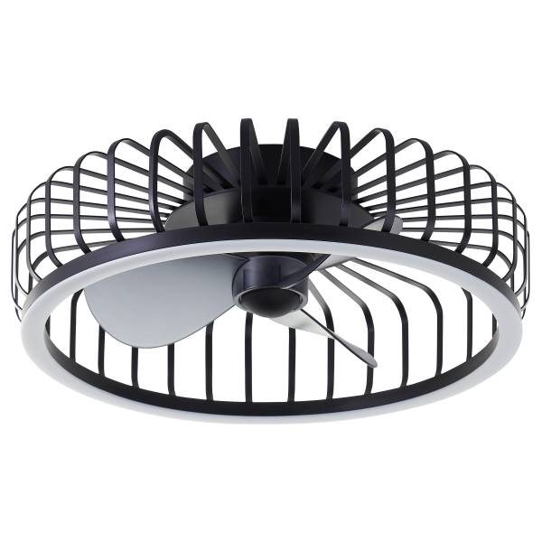 Plafonnier Capo Métal et plastique - 1 flamme - Noir
