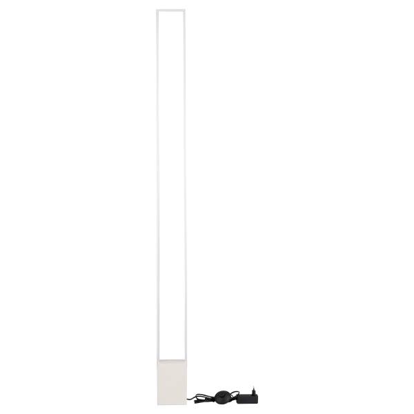 LED-Stehleuchte Lithos Aluminium / Beton - 1-flammig - Weiß
