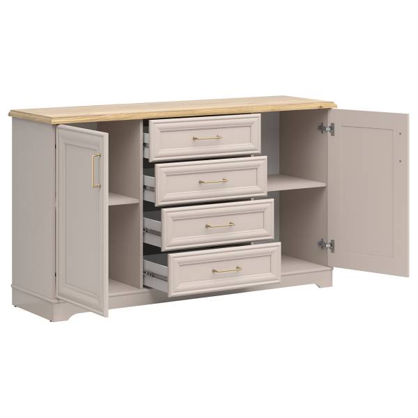 Sideboard Boltown Kaschmir / Eiche Mauvella Dekor