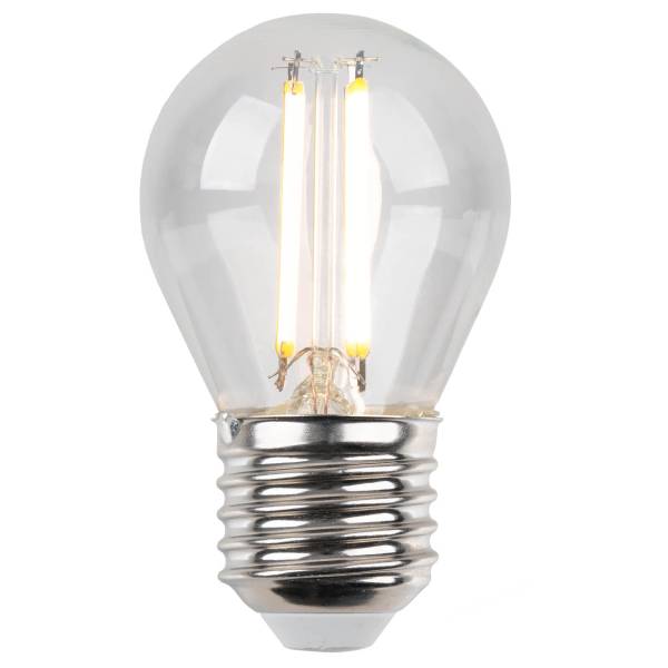 LED-lichtbron Daffy type A set van 6 transparant glas/aluminium - 1-lichts