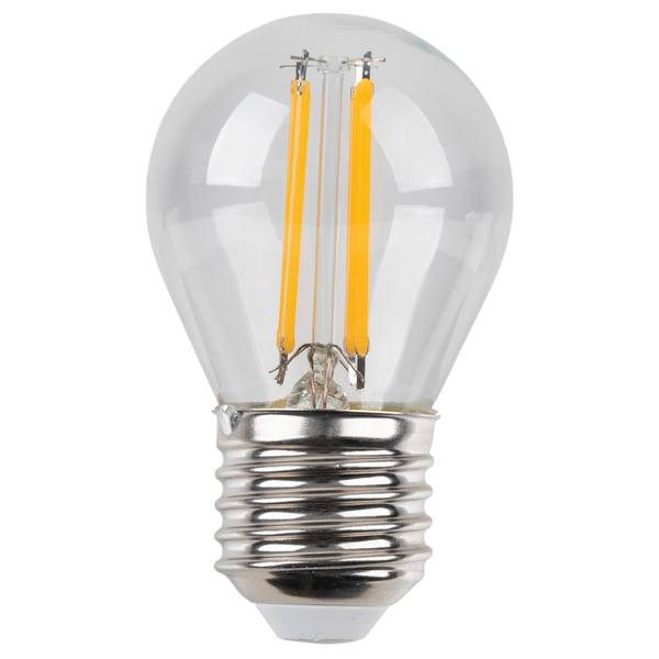 LED-lichtbron Daffy type A set van 6 transparant glas/aluminium - 1-lichts