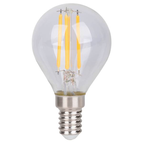 Ampoule LED Daffy Type B 6 unités Verre clair / Aluminium - 1 flamme