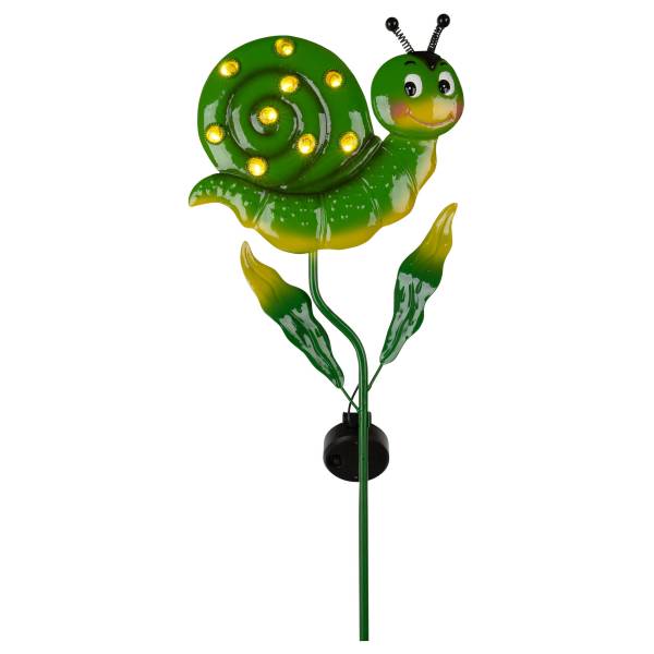 LED-Wegeleuchte Snaily Eisen - 9-flammig