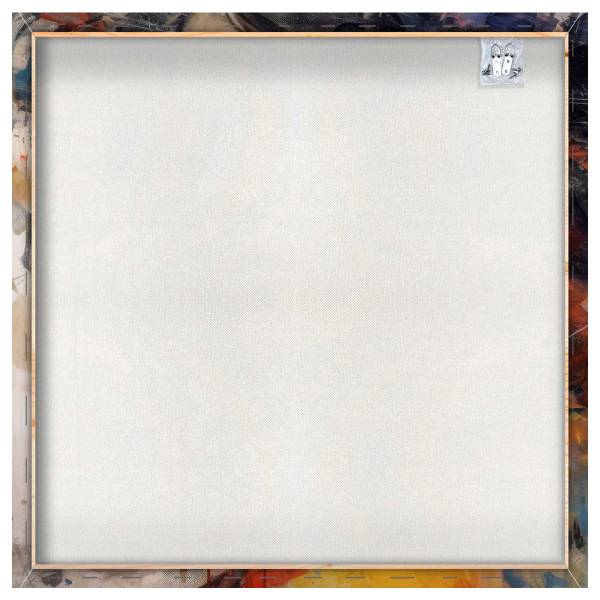 Leinwandbild Dream of Colour Multicolor - Mischgewebe - Pinie - 95 x 95 x 3.1 cm