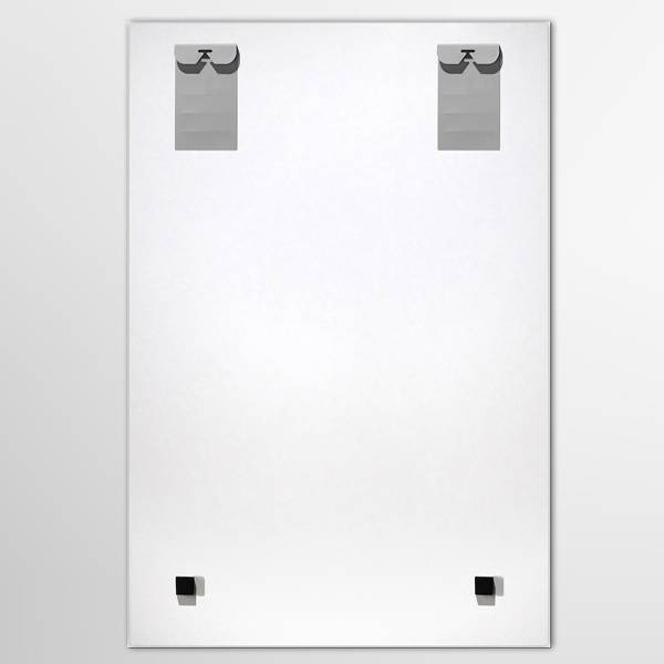 Glazen afbeelding Gloeilamp meerdere kleuren - veiligheidsglas - 60 x 90 x 1.3 cm