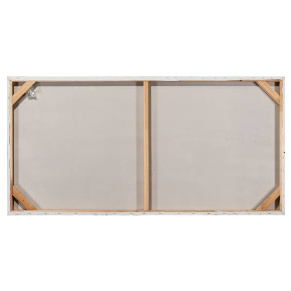 Leinwandbild Kuriose Giraffenfamilie 70 x 140 cm