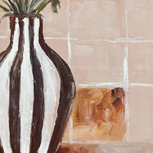 Canvas afbeelding Matisse flowers A meerdere kleuren - mixweefsel - pijnboomhout - 60 x 80 x 3.8 cm