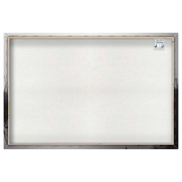 Leinwandbild Wildgänse Grau - Mischgewebe - Pinie - 80 x 120 x 1.8 cm