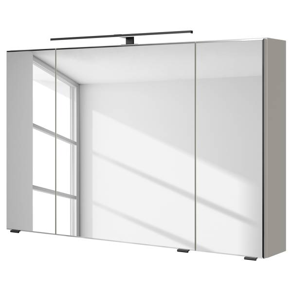 Beleuchteter Spiegelschrank 6110 B Kaschmir