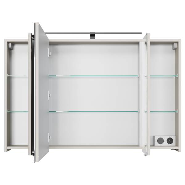 Beleuchteter Spiegelschrank 6110 B Kaschmir