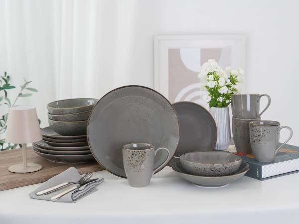 Service de table Nature Collection 20 Grès - Gris