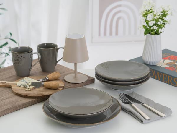 Service de table Nature Collection 20 Grès - Gris