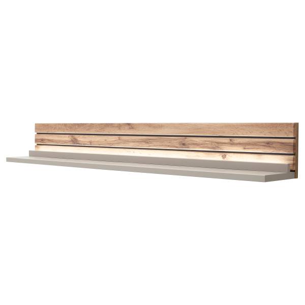Wandboard Pintuk Sandgrau / Eiche Dekor