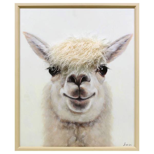 Image Lama Jeune Toile - Beige