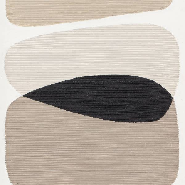 Bild Easy of Weight Typ A Leinwand - Schwarz / Beige / Braun