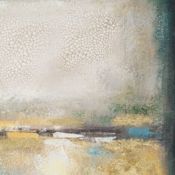 Leinwandbild Heller Horizont Leinwand / Tanne massiv - 70 x 70 cm