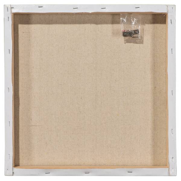 Tableau Mode or argent B Toile / Pin massif - 40 x 40 cm