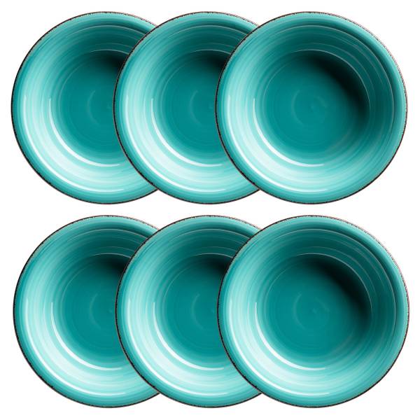 Suppenteller Lumaca 6er-Set Keramik - Laguna