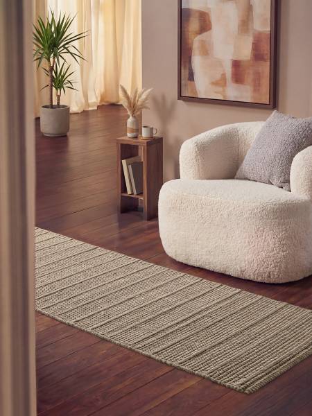 Läufer Parker Wolle - Beige