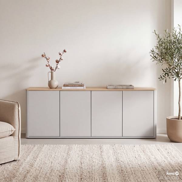 Sideboard SKOGS Eiche Lindberg Dekor / Kaschmir