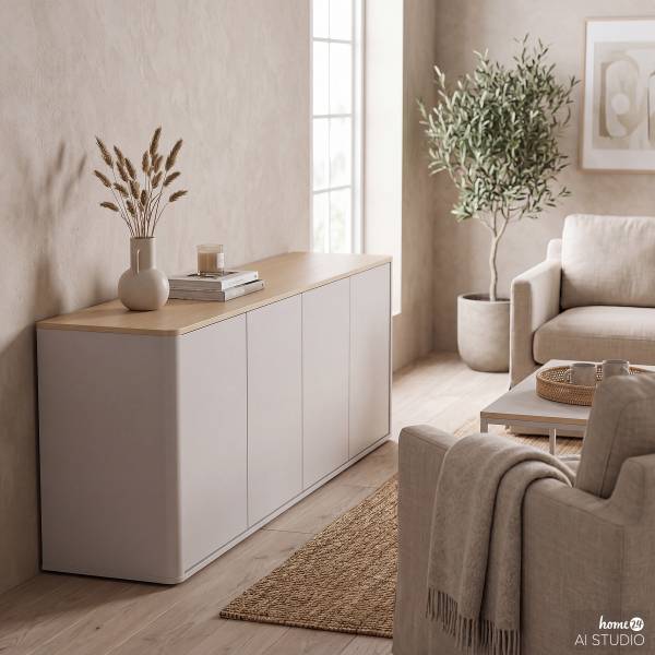 Sideboard SKOGS Eiche Lindberg Dekor / Kaschmir