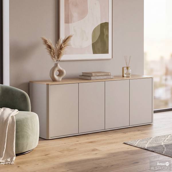 Sideboard SKOGS Eiche Lindberg Dekor / Kaschmir