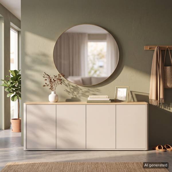 Sideboard SKOGS Eiche Lindberg Dekor / Kaschmir