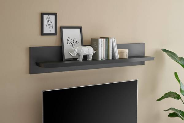 Wandboard Doyles Matt Schwarz - Breite: 140 cm
