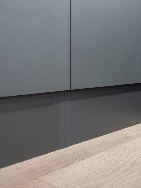 Unterschrank Oliver 150 cm Matt Grau