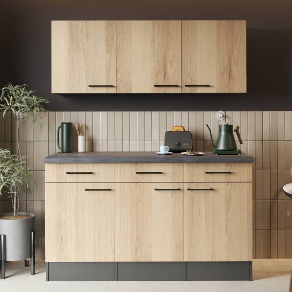 Miniküche Oliver 150 cm ohne Geräte kaufen