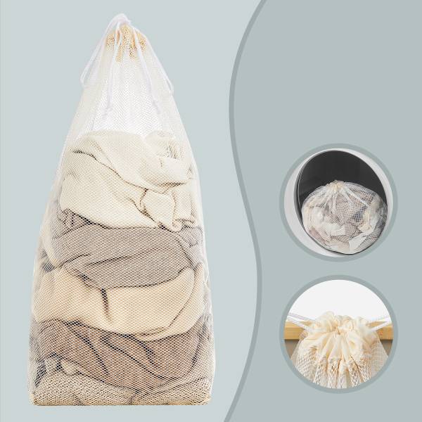 Wäschekorb Matag Beige - Mischgewebe - Polyester PVC - 60 x 71 x 39 cm