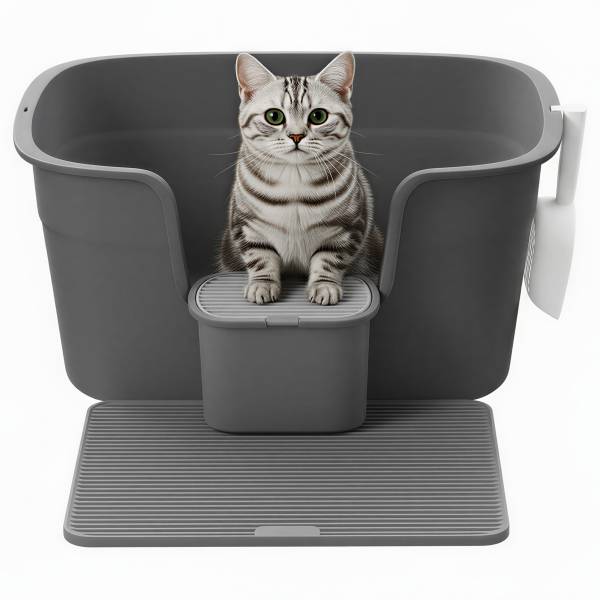 Katzenklo Vamay Grau