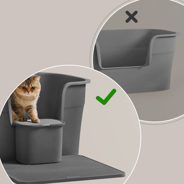 Katzenklo Vamay Grau
