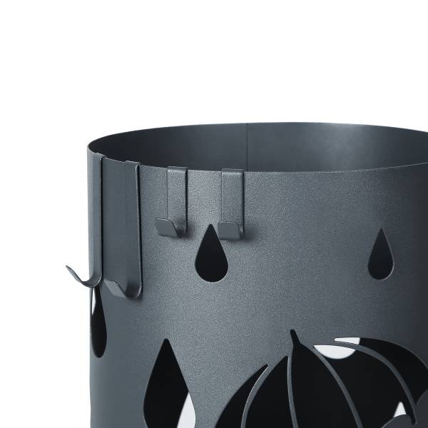 Porte-parapluie Aisle Gris - Acier inoxydable - Polypropylène - 20 x 49 x 20 cm