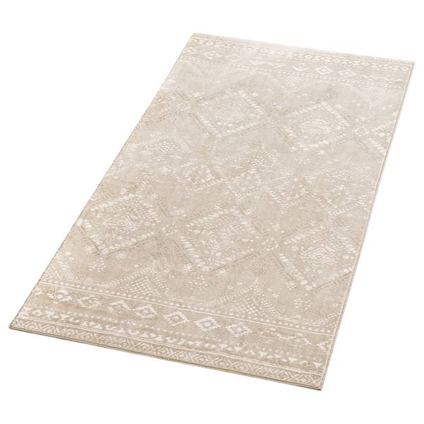 Teppich Kloss Beige - Mischgewebe - 150 x 0.6 x 80 cm
