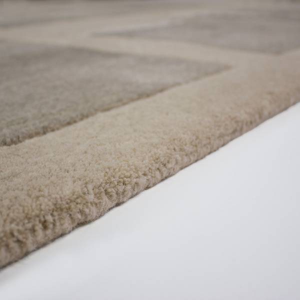Wollteppich Vara Wolle - Beige - 160 x 230 cm