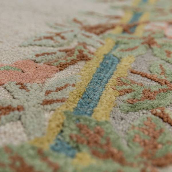 Wollteppich Verona Floral Wolle - 140 x 200 cm