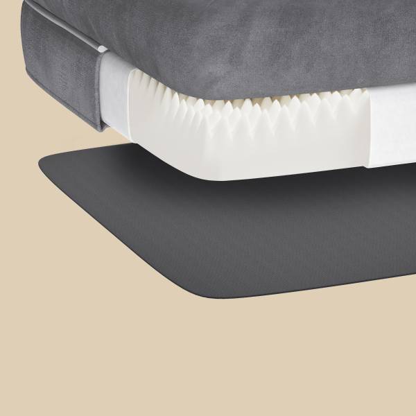 Hundebett Datau Grau - Mischgewebe - 106 x 18 x 71 cm