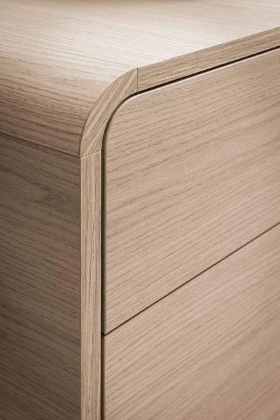 Sideboard Pelemi Eiche Hell Dekor - Breite: 180 cm