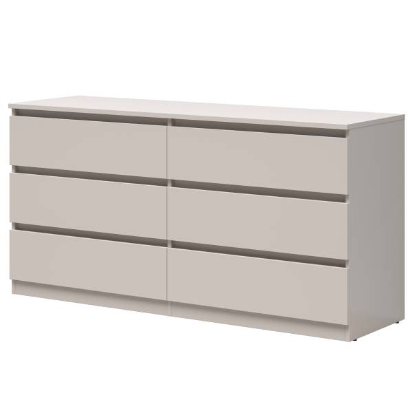 Kommode Tixel - Höhe 76 cm Kaschmir - Breite: 150 cm