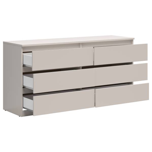 Kommode Tixel - Höhe 76 cm Kaschmir - Breite: 150 cm