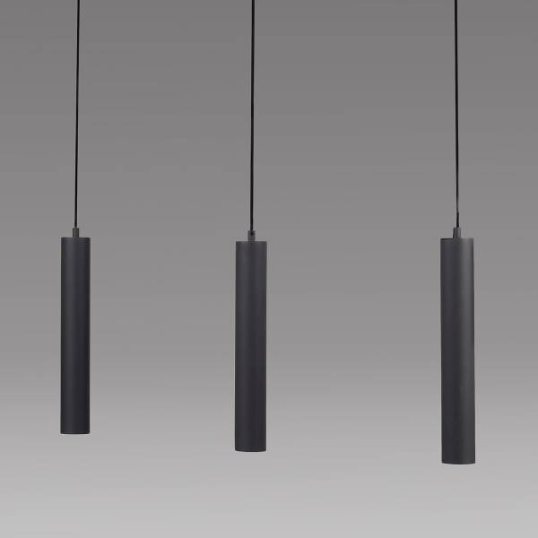 Suspension LED Dante PVC / Acier - 3 flammes