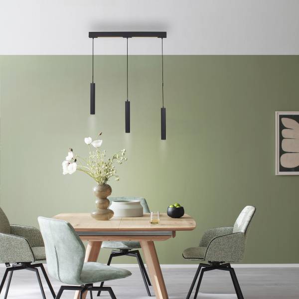 Suspension LED Dante PVC / Acier - 3 flammes