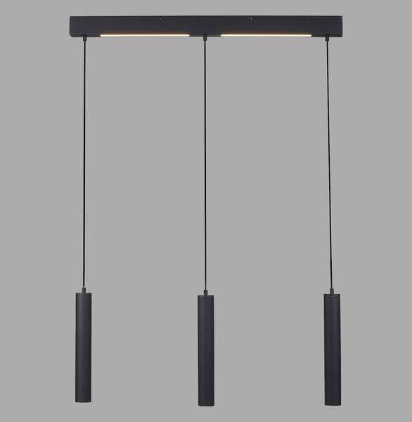 Suspension LED Dante PVC / Acier - 3 flammes