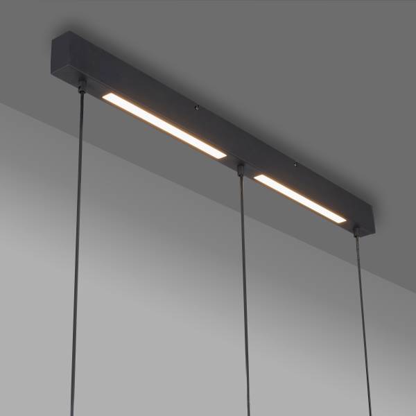 Suspension LED Dante PVC / Acier - 3 flammes